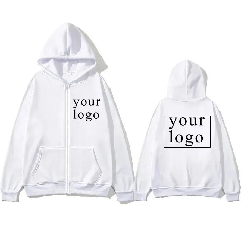Men Women DIY04  Zipper cardigan hoodie Fashion Your Own Design Brand Logo/Picture Personalized Custom