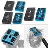Precisions Machined Camera Quick Release Plate with Not Slip Rubber Aluminum Quick Release Plate Simple Installation