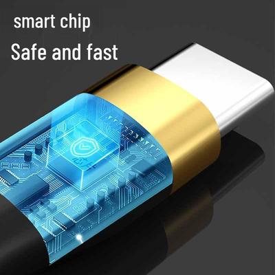 Плетеный кабель Type-C на Type-C мощностью 120 Вт для быстрой зарядки ноутбуков Apple 17/16 и Huawei, 6A