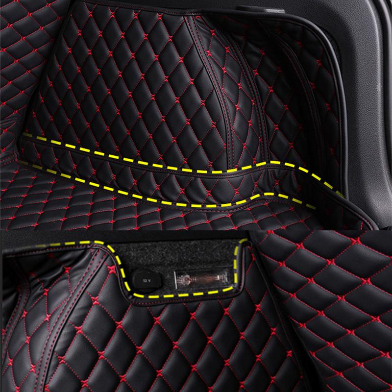 Для MG ZS EZS HS EHS MG 4 MULAN MG 5 MARVEL R Микрофибра Кожа Индивидуальный Автомобильный Коврик Для Багажника Аксессуары Для Интерьера Автомобиля