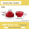 Стандартный алюминиевый накатанный гайка с ручным вращением M3-M10