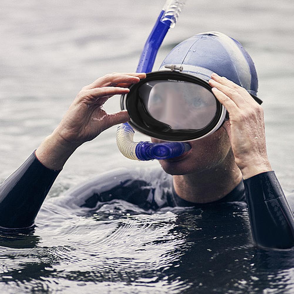 Очки для плавания на открытом воздухе, водонепроницаемые очки для рыбалки, очки для плавания из нержавеющей стали, противотуманные маски для подводного плавания, очки для сноркелинга