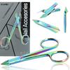 Cuticle Nippers Nail Clippers Cosmetic Scissors Manicure Spa Salon Multicolor