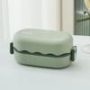 850 мл портативный двухслойный ланч-бокс для микроволновки Bento Box с посудой герметичный герметичный контейнер для хранения продуктов