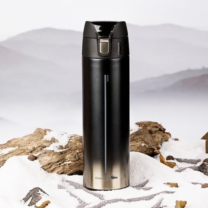 CHAHUA 450ml Stainless Steel Portable Tea Mug