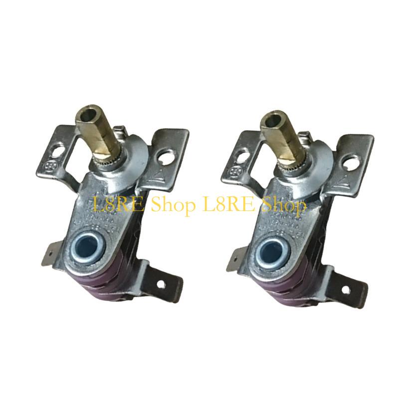 L8RE Set of 2 Oven Temperature Regulator Oven Thermostat Controller Oven Component Temperature Adjustment Metal Texture