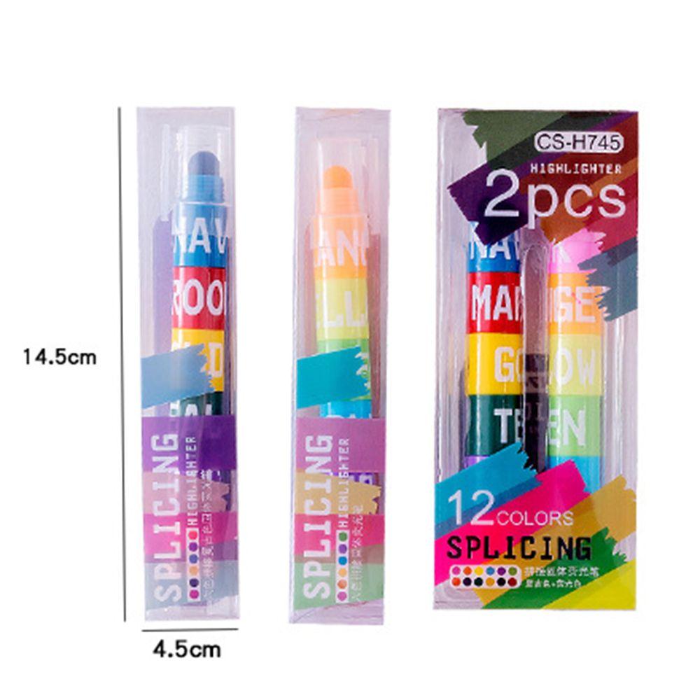 Supplies Crayon Colorful Painting Pens Color Pen Highlighter Marker Pen Solid Fluorescent Pen