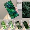Зеленые Тропические Листья Лист Силиконовый Чехол Для Телефона Для Samsung Galaxy note 10 pro S26 S25 S24 S23 S22 S21 Plus S25Ultra Capa Чехол