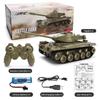 2024 New RC Tank Model Toy 2.4G Remote Control Programmable Tracked Tank Sound Effect Military Tank 1/30 Remote Control Car Toy Suitable for Boys Gift
