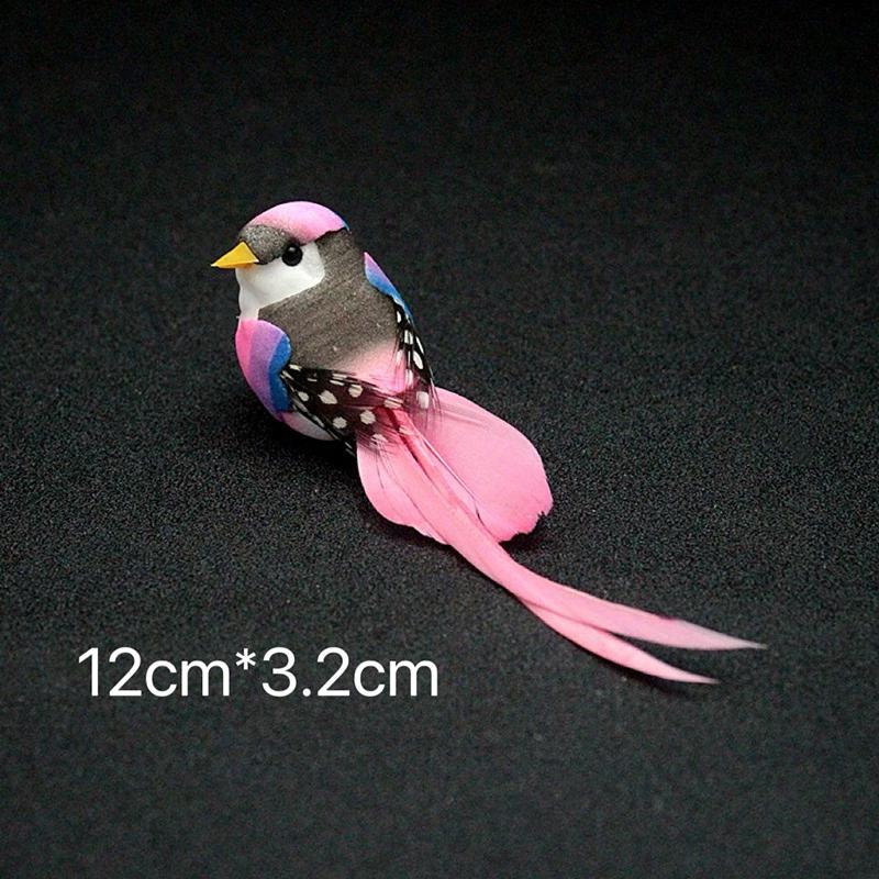 Садовая опора, украшение своими руками, зажим для птицы в виде ласточкиного хвоста, ручная имитация птицы, креативное перо, газонная ветка, фигурка, украшение