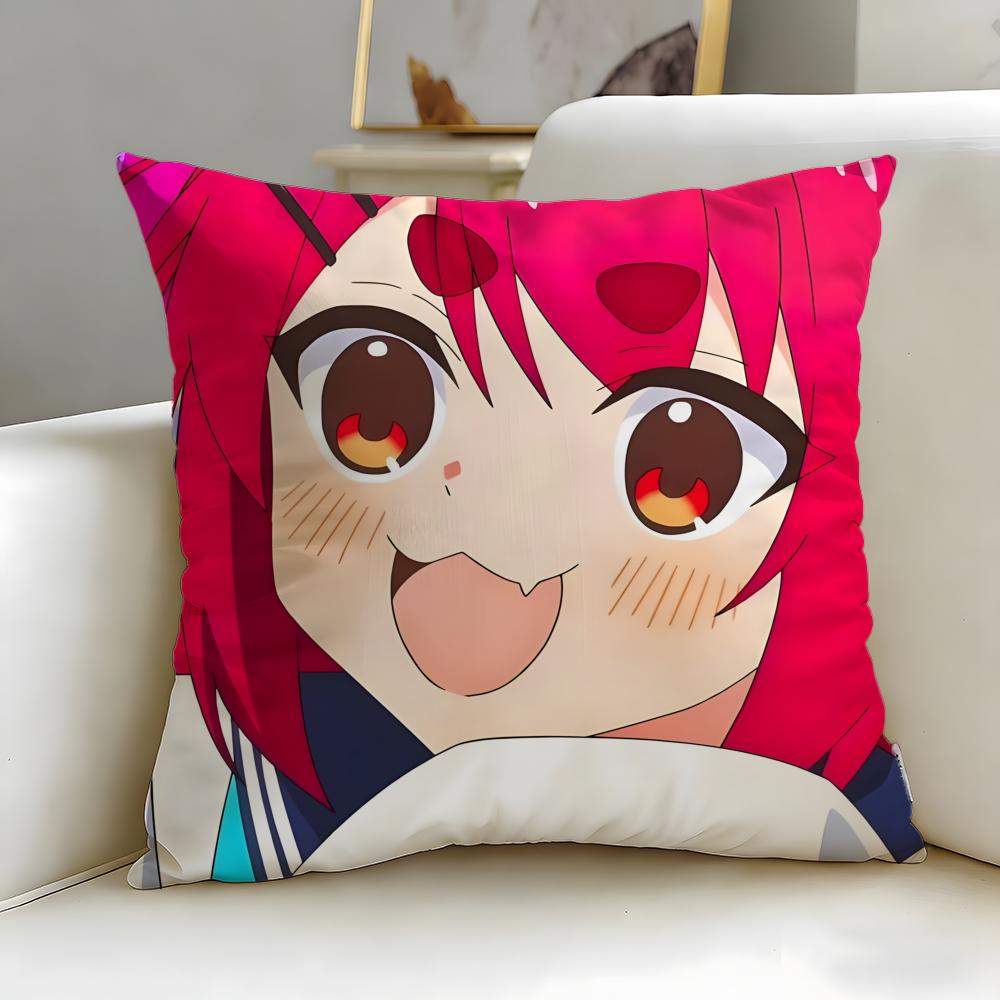 Популярная игра NEKOPARA Наволочка Мягкая Легко стирающаяся Наволочка для подушки Универсальная для дивана кровати путешествий и офиса