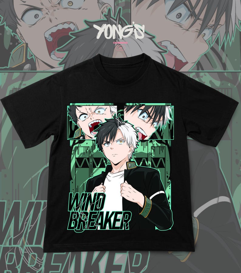 Anime Wind Breaker Vintage Unisex T-shirt, Wind Breaker Shirt, Manga Shirt, Lover Shirt, Graphic Tee