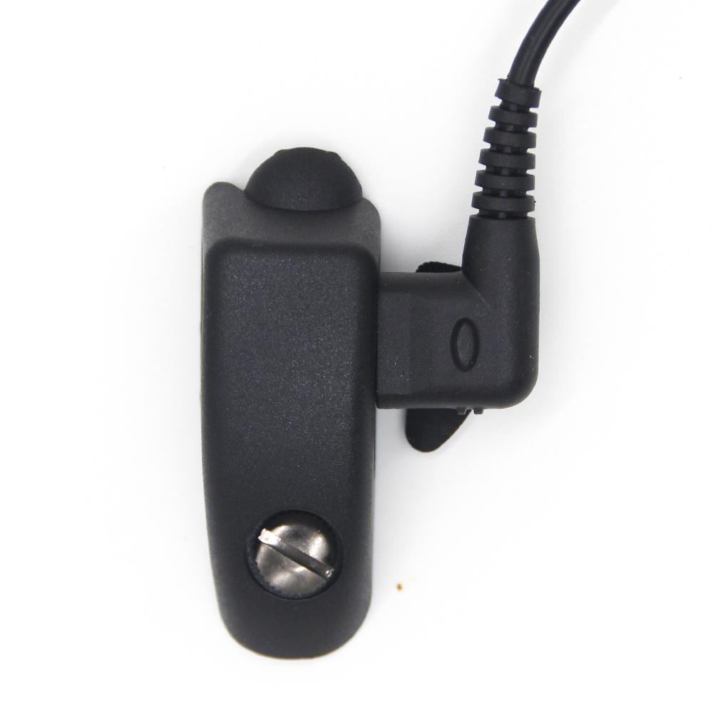 Earpiece Headset Mic Audio Adapter For Motorola Walkie Talkie Radio GP340 GP338