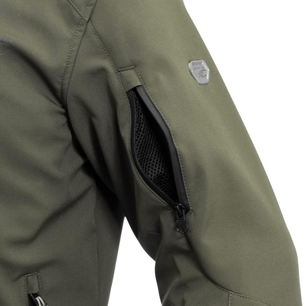 Мотоциклетная куртка защитная софтшелл зимняя парка IFU Neo 4XL [KOMINE] - JK-5792 07-5792 Черный/Красный