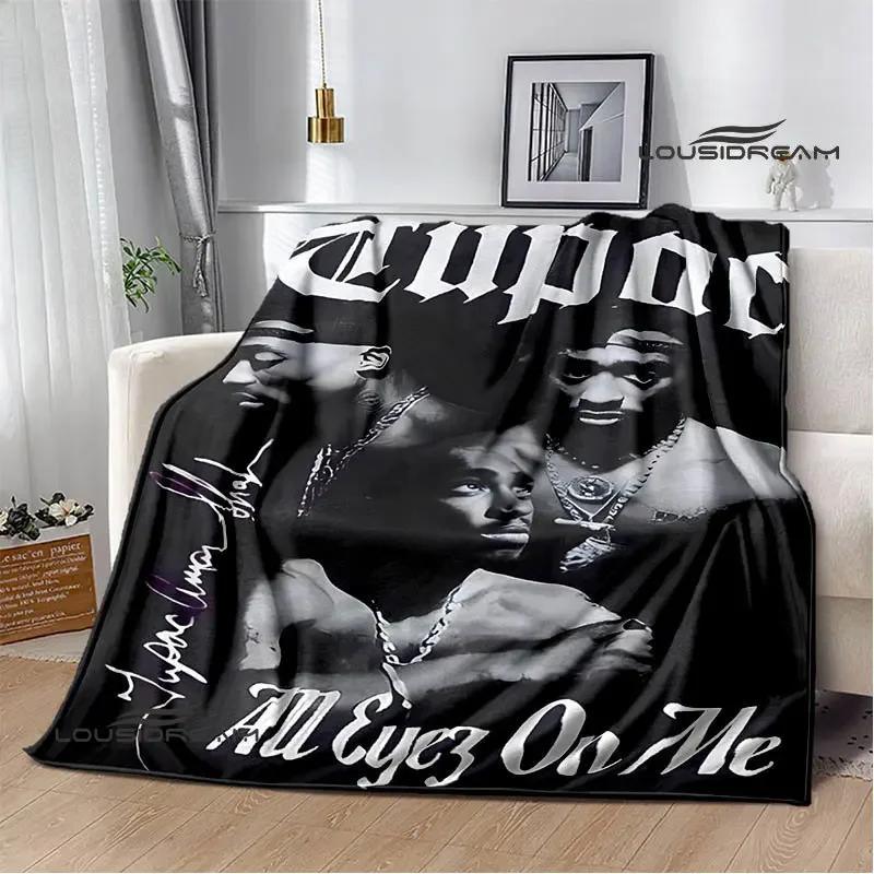 2PAC хип-хоп певица модное одеяло с принтом теплое одеяло мягкое и удобное одеяло домашнее дорожное одеяло подарок на день рождения