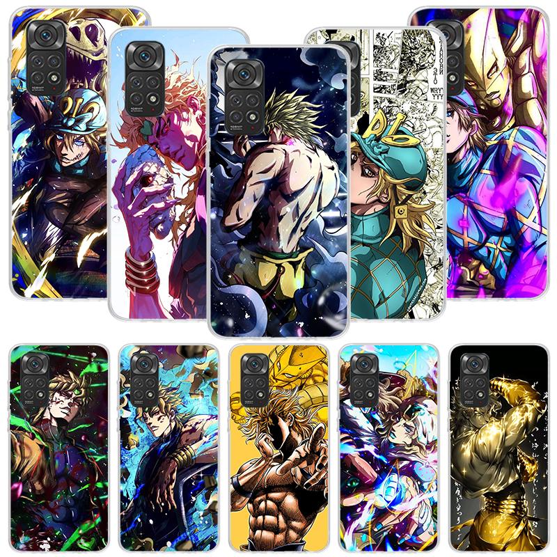Чехол для телефона JoJo Adventure Dio Diego Brando для Xiaomi Redmi Note 15 14 13 12S 12 Pro Plus 11S 11E 11 11T 10S 10 Арт Мягкий Рисунок
