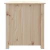 Vidaxl Stolik Kawowy, 71X49X55 Cm, Lite Drewno Sosnowe