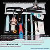 DIY Plush Flower Kit with Scissors, Pig Bristle Brush, Solid Wood Clip, Silk Board for Beginners