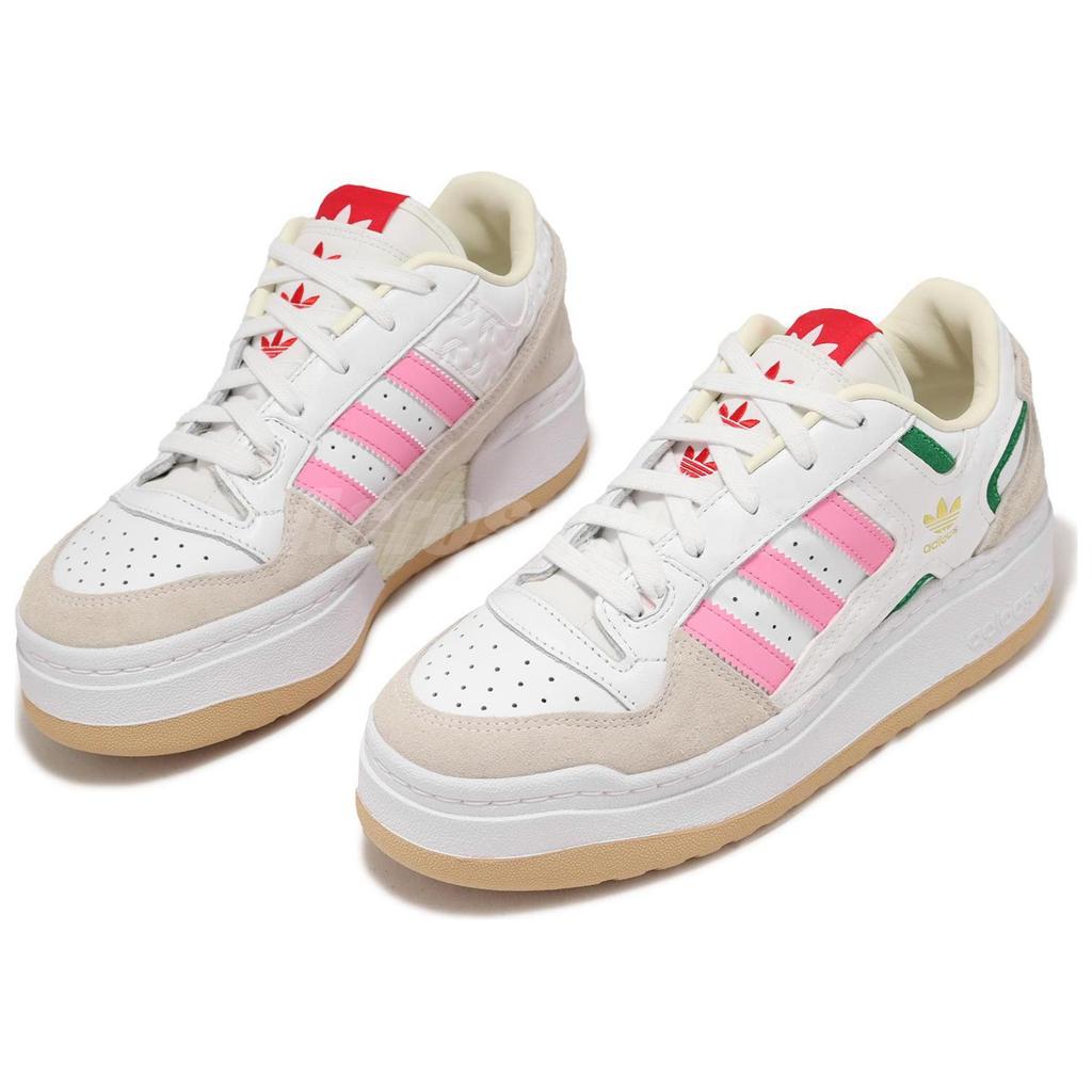 Adidas Forum XLG White Bliss Pink женские кроссовки Cloud-White Green ID7954