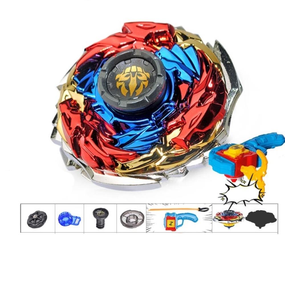С пусковой установкой Гироскоп Игрушки Двухслойный волчок Игрушки для улицы Металлический гироскоп Игрушка для мальчиков и девочек