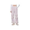 Anta Comfortable Casual Simple Straight Leg Sports Pants Women Bottoms Light-Pink 162517515N-1