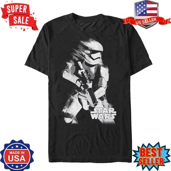 Футболка Star Wars Штурмовик с эффектом выцветания, S-5XL