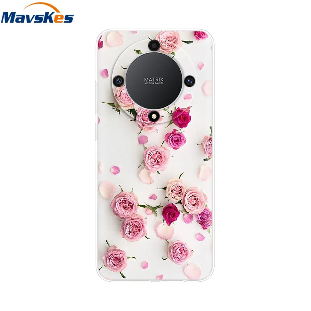 Мягкий чехол для Honor Magic6 Lite TPU Силиконовый чехол для телефона для Honor X9b x9a Magic 5 6 Lite 5G Защитная оболочка Задняя крышка Fundas