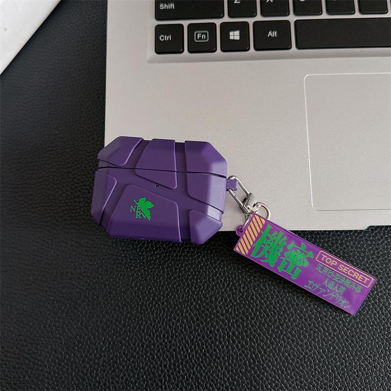 Чехол EVANGELION EVA для Airpods 4 Pro 2 3 Аксессуары для наушников Bluetooth-гарнитура Силиконовая оболочка для Apple Air Pod 3/2/1
