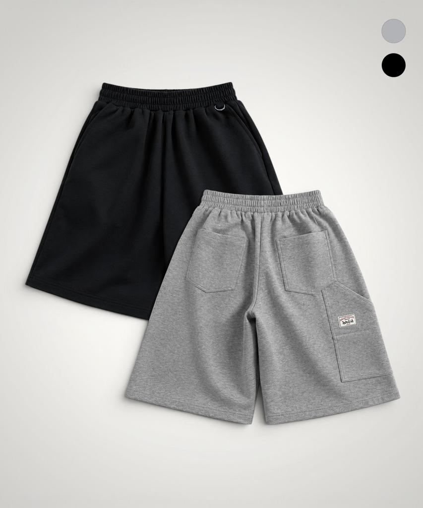 PENDULUM Essentials 3/4 Carpenter Sweat Bermuda Pants (Lr2Pu418)