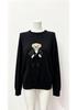 2026 Autumn/Winter Women's Casual Academy Style Bear Sweater