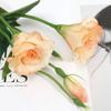 3 Головки Эустома Искусственные Цветы Разноцветные Шелковые Лепестки Симуляция Лизиантус Цветок Фото Реквизит Цветочная Композиция