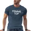 Femme Top Tshirt Basic All Season Solid Tshirt