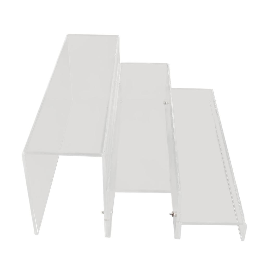 3-х уровневая стойка для бутылок из прозрачного акрила, стойка для бутылок с ликером для коллекционирования кексов