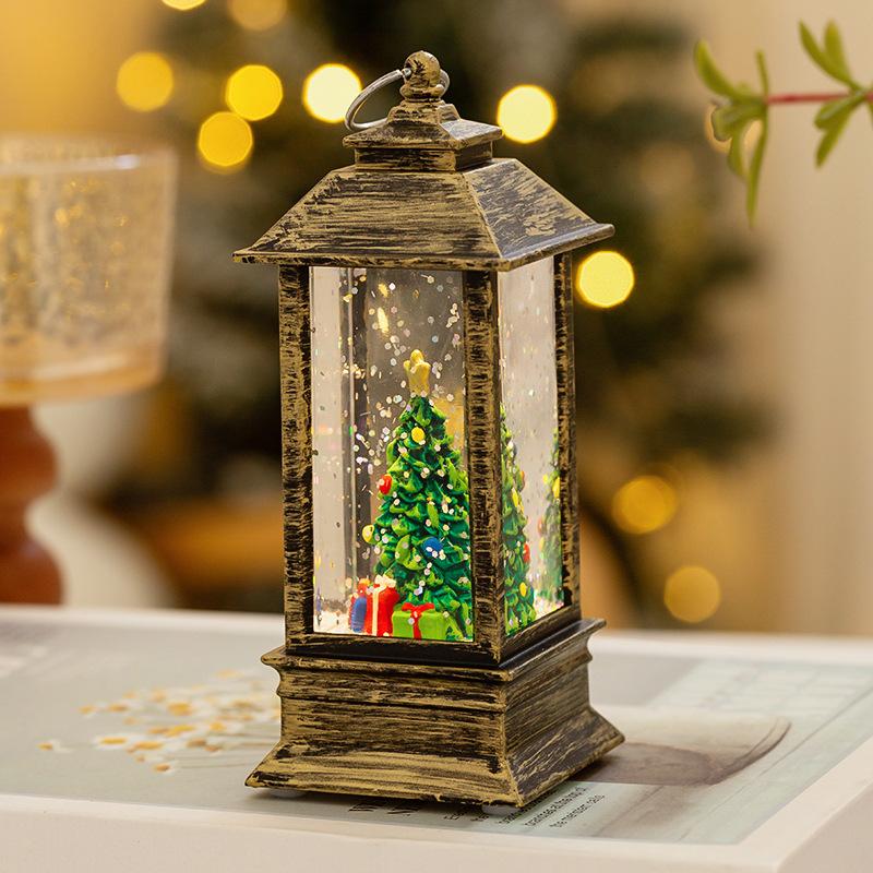 Christmas Decorations Atmosphere Setting Props Water-filled Interior Scenes Night Lights Table Ornaments Children