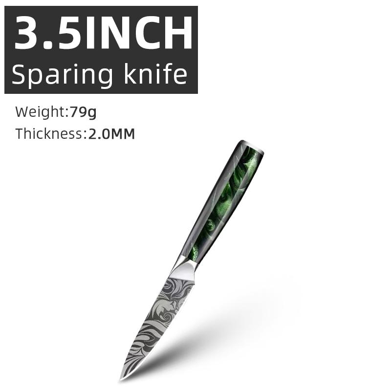 Stainless Steel Professional Japanese Kitchen Knives Durable Slicing Boning Paring Bread Utility Knife Chef Cleaver Meat Knife