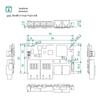 Управляемый промышленный Ethernet-коммутатор Maiwei на 4 порта