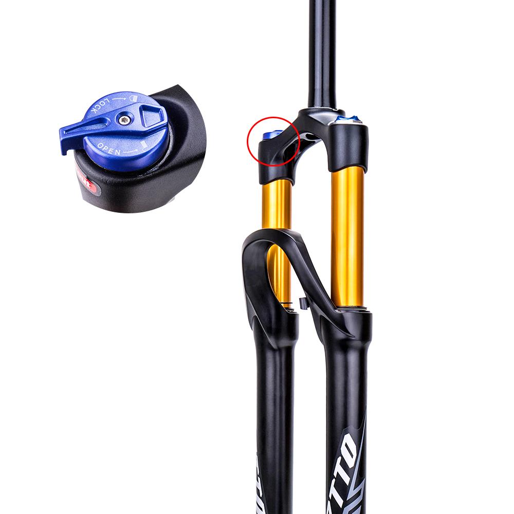 ZTTO MTB Bike Air Fork 120mm Travel Suspension 27.5 29 Inch Quick Release Straight Tube 1 1/8" Bicycle Front Fork Cycling Parts