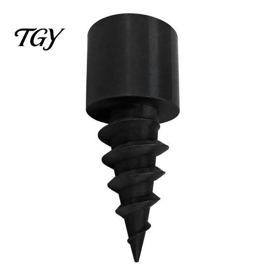 Lawn Cup Holder Beach Sand Holder, Stable Spiral Screw-in Beverage Stake, 3D Drink Print Portable Coaster for Picnic And Camping