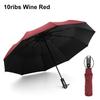 16K Strong Rain UV Umbrella for Men Women Large Fully Automatic Folding Umbrella Windproof Sun UV Umbrellas Travel Sunny