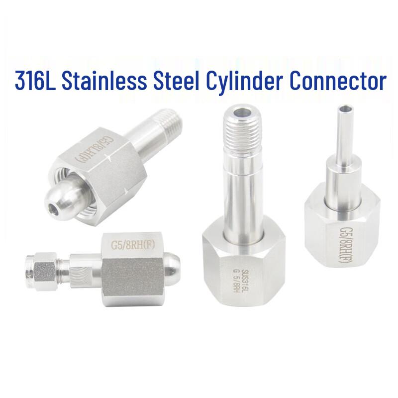 Lehang Stainless Steel Gas Cylinder Conversion Adapter