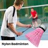 10Pcs Nylon Badminton Stable Durable Nylon Feather Shuttlecocks Youth Players Indoor Outdoor Badminton Training