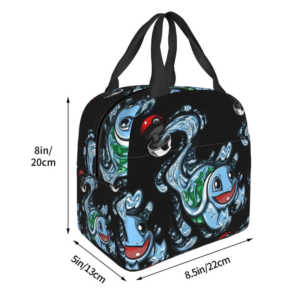 Custom S-Squirtles Lunch Bag Women Thermal Cooler Insulated Lunch Boxes for Adult Office