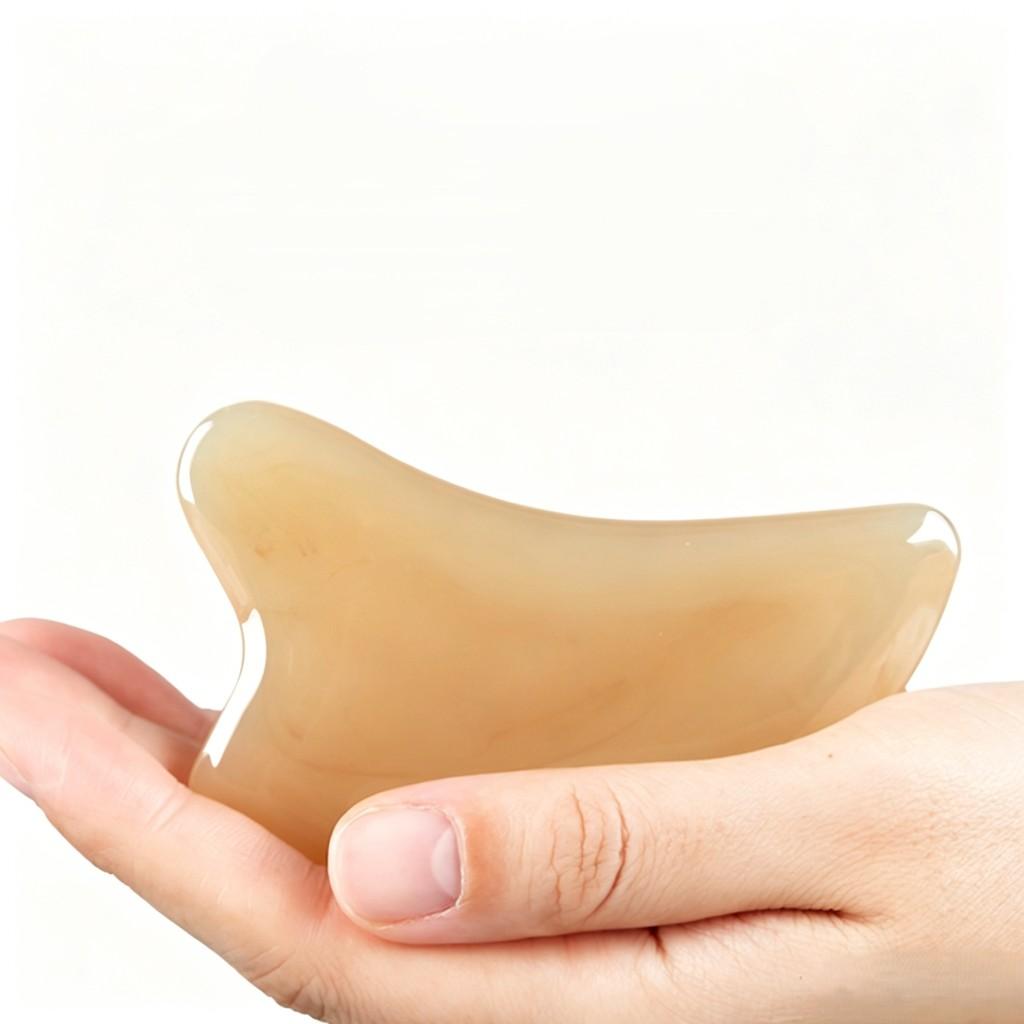 Imitation horn resin scraping board massage board  general face-saving scraping tool  full body massager
