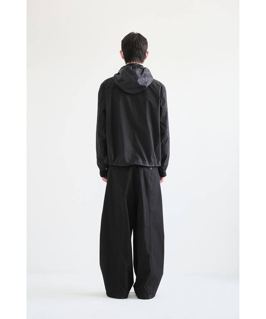 HATCHINGROOM Diagonal Zip Jacket V2 Black