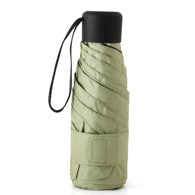 Ultralight Mini Pocket Women's Small Windproof Folding Umbrella Travel Compact Rain Men's Umbrella Sunscreen Umbrella Outdoor Um