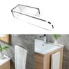 Practical Towel Storage Shelf for Bathroom Acrylic Towel Stand Single Hangings Rod Tower Organizer Rack for Hotels