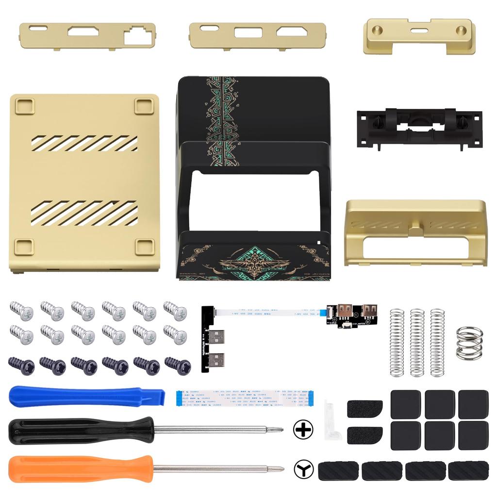 Корпус док-станции и микросхема печатной платы в комплект не входят. Сменный корпус для eXtremeRate Nintendo Switch Dock AiryDocky DIY Kit в переработанном портативном корпусе.