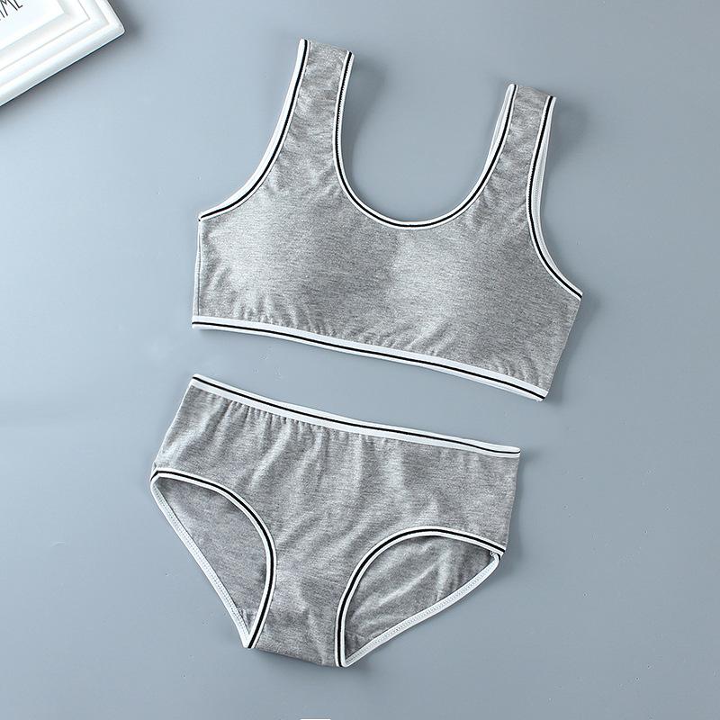 От 8 до 14 лет, бюстгальтер для девочек-подростков, нижнее белье для девочек-подростков, студенческий тренировочный бюстгальтер, комплект нижнего белья
