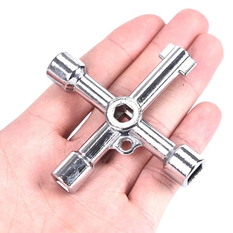 Cross Key Triangle Wrench For Electrical Elevator Cabinet Triangle Square Tool