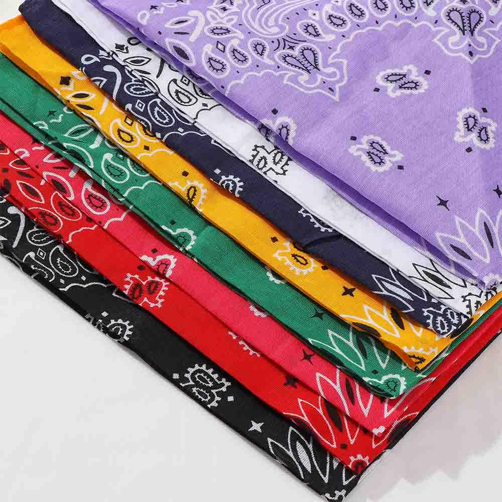 Велосипедные аксессуары для волос Хип-хоп Нарукавник на запястье Головной убор Бандана Квадратный шарф Повязка на голову Спортивная косынка